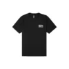 Stampa con logo alfabetico Retro Casual Manica corta Nero