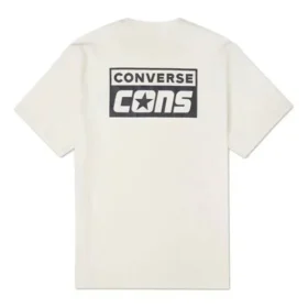 Stampa logo alfabetico Retro Casual Manica corta Giallo crema