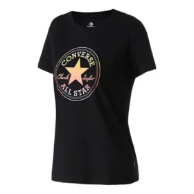 Stampa Sportiva Manica Corta Nero