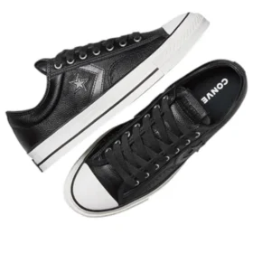 Star Player 76 in pelle e metallizzato “Nero Bianco”