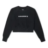 Strip Wordmark Crew Taglie asiatiche “Black”