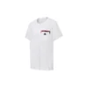 T-shirt a maniche corte con collo rotondo e tasca, bianca