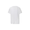 T-shirt a maniche corte con collo rotondo e tasca, bianca