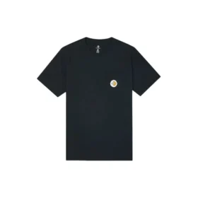 T-shirt a maniche corte con tasca e stampa sushi Taglie asiatiche “Nero”