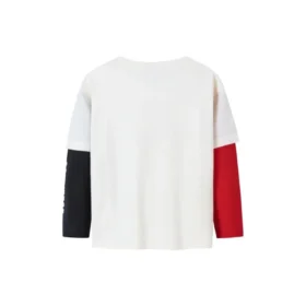 T-shirt a maniche lunghe con stampa Logo Anno del Coniglio Taglie asiatiche “Bianco Nero Rosso”