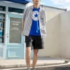 T-shirt Chuck Taylor Patch Standard Fit Taglie asiatiche “Blu”