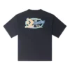 T-shirt con grafica barca a vela retrò Taglie asiatiche “Nero”