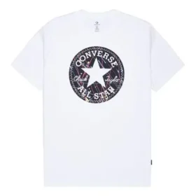 T-shirt con grafica Chuck Taylor Patch Splatter Paint Taglie asiatiche “Bianco”
