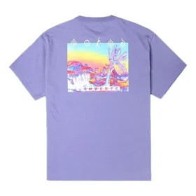 T-shirt con grafica Inverted Desert Taglie asiatiche “Slate Lilac”
