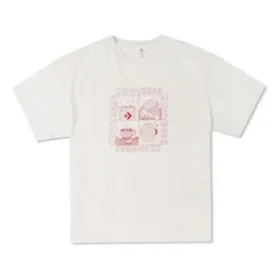 T-shirt con grafica sensoriale Taglie asiatiche “Bianco”