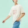 T-shirt con grafica sensoriale Taglie asiatiche “Bianco”