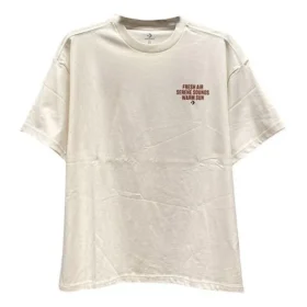 T-shirt con logo a chevron “Beige”