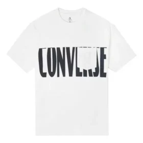 T-shirt con logo Wordmark sulla tasca Taglie asiatiche “Bianco”