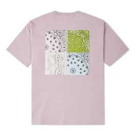 T-shirt con motivo Paisley Taglie asiatiche “Rosa”