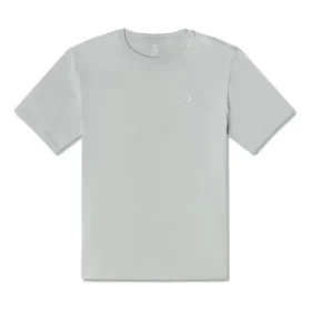 T-shirt Go-To con motivo a stella ricamato e taglio standard Taglie asiatiche “Grigio”