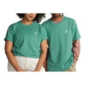 T-shirt Go-To con motivo a stella ricamato e taglio standard Taglie asiatiche “Verde”
