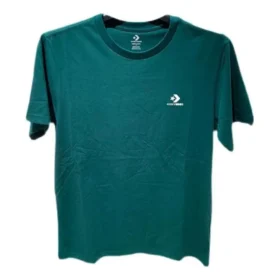 T-shirt Go-To con stella ricamata e motivo a chevron, vestibilità standard, taglie asiatiche “Green”