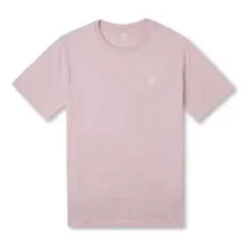 T-shirt Go-To con stella ricamata e motivo a chevron, vestibilità standard, taglie asiatiche “Rosa”