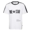 T-shirt One Star Panel Taglie asiatiche “White”