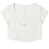 Top a corsetto Taglie asiatiche “Egret”