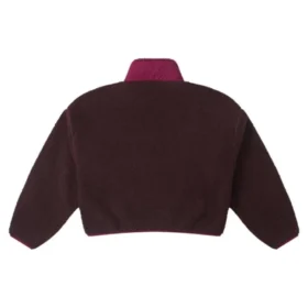 Top Sherpa con mezza zip Taglie asiatiche “Eternal Earth Brown”