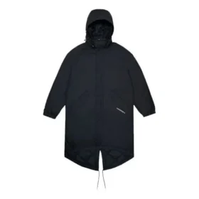 Trench lungo imbottito Taglie asiatiche “Black”
