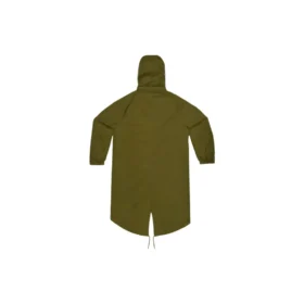 Trench lungo in piuma Taglie asiatiche “Marrone”