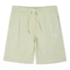 VAI A Pantaloncini in pile con ricamo a stella e motivo a V, vestibilità standard, taglie asiatiche “Verde”
