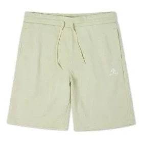 VAI A Pantaloncini in pile con ricamo a stella e motivo a V, vestibilità standard, taglie asiatiche “Verde”
