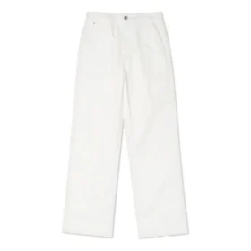 Vai a Pantaloni a gamba dritta in tessuto Taglie asiatiche “Bianco”