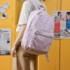 Zaino Go 2 con motivi “Rosa chiaro”